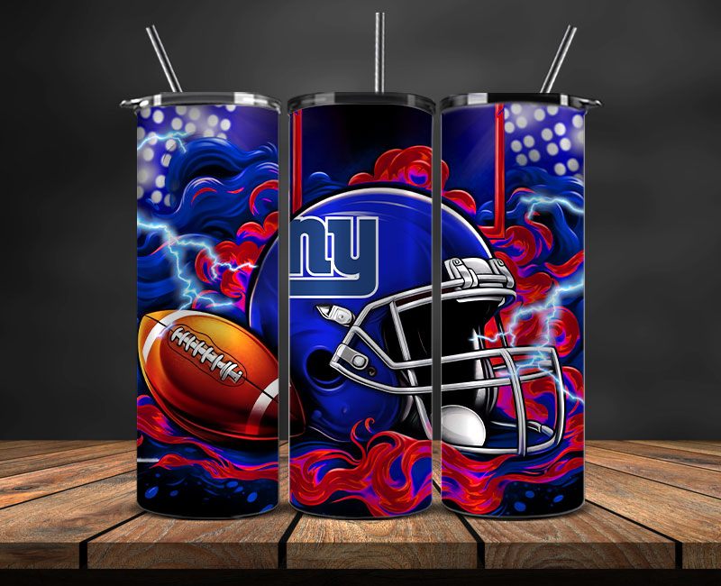 New York Giants Tumbler Wraps,NFL Tumbler Wrap By AI, AI Tumbler Design 24