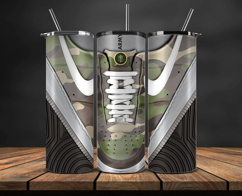 Army Tumbler Wrap, Military Sneaker Tumbler Wrap 24