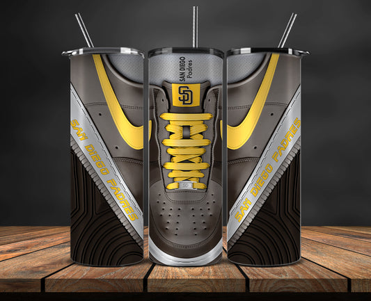 San Diego Padres Tumbler Wrap, MLB Sneaker Tumbler Wrap 25