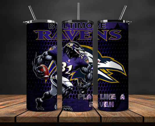 Baltimore Ravens Tumbler, Ravens Logo, Mascot Football Png 25