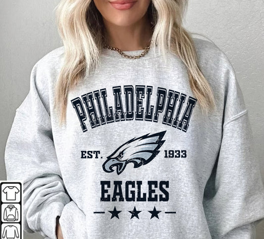 Philadelphia Eagles Football Sweatshirt png ,  T-Shirt Png, NFL T-Shirt Design 263