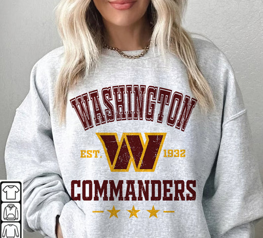 Washington Commanders Football Sweatshirt png ,  T-Shirt Png, NFL T-Shirt Design 267