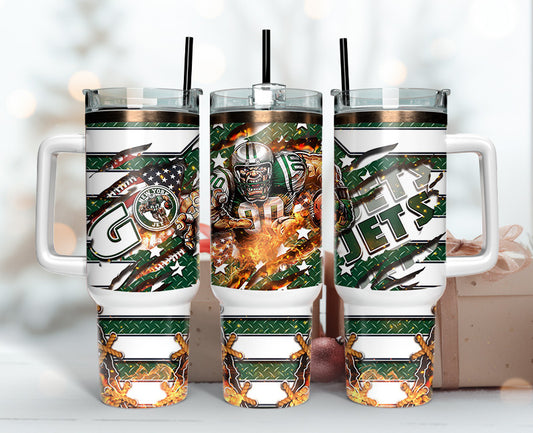 New York Jets Tumbler 40oz Png,  40oz Tumbler Skinny  26