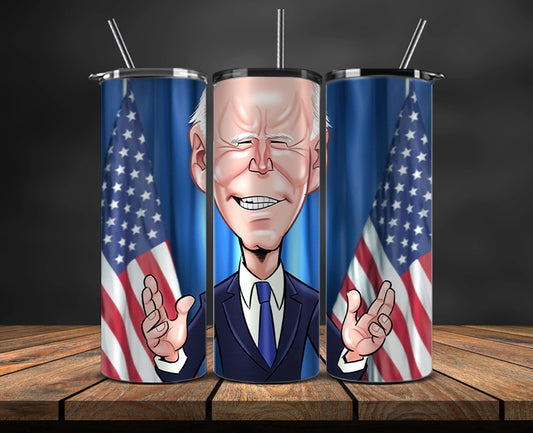 Joe Biden 2024 Tumbler Wrap,Joe Biden 2024 ,Presidential Election 2024 ,Race To The White House 26
