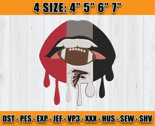 Atlanta Falcons Embroidery, NFL Falcons Embroidery, NFL Machine Embroidery Digital 26