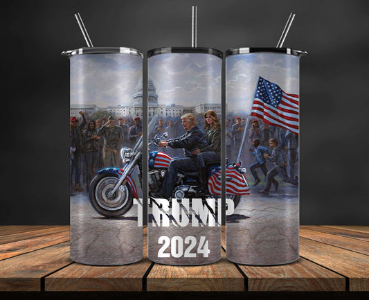 Donald Trump 2024 Tumbler Wrap,Trump 2024 ,Presidential Election 2024 ,Race To The White House 26