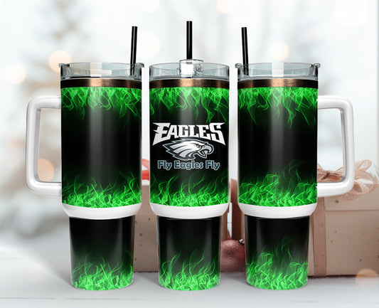 Philadelphia Eagle 40oz Tumbler,NFL Tumbler Wrap , 40oz Tumbler Sublimation Png , 40oz Tumbler Wrap 26