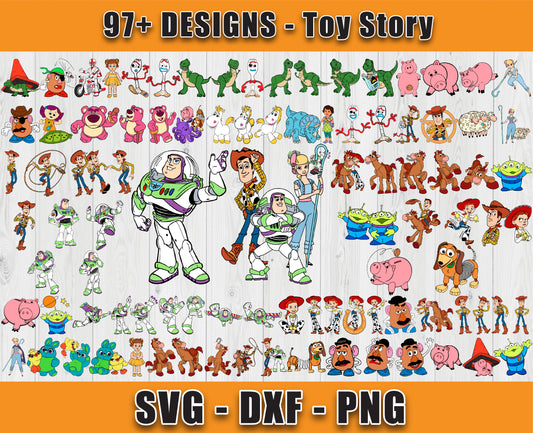 97 Designs Toy Story Svg Bundle, Bundle Cartoon Svg 27