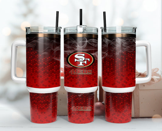 San Francisco 49ers Tumbler 40oz Png, 40oz Tumler Png 27