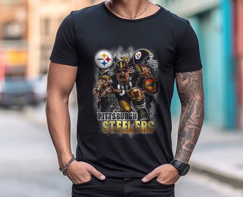 Pittsburgh Steelers  T-Shirt Png, NFL T-Shirt Design 28