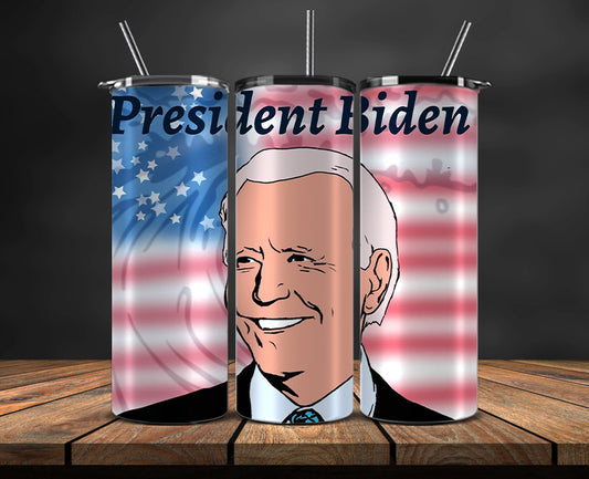 Joe Biden 2024 Tumbler Wrap,Joe Biden 2024 ,Presidential Election 2024 ,Race To The White House 28