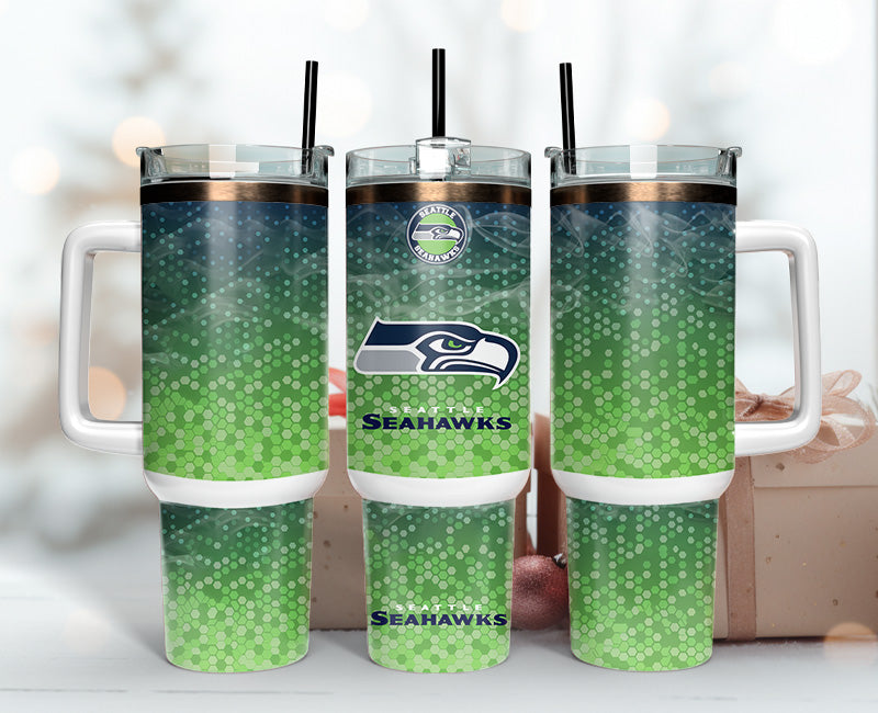 Seattle Seahawks Tumbler 40oz Png, 40oz Tumler Png 28