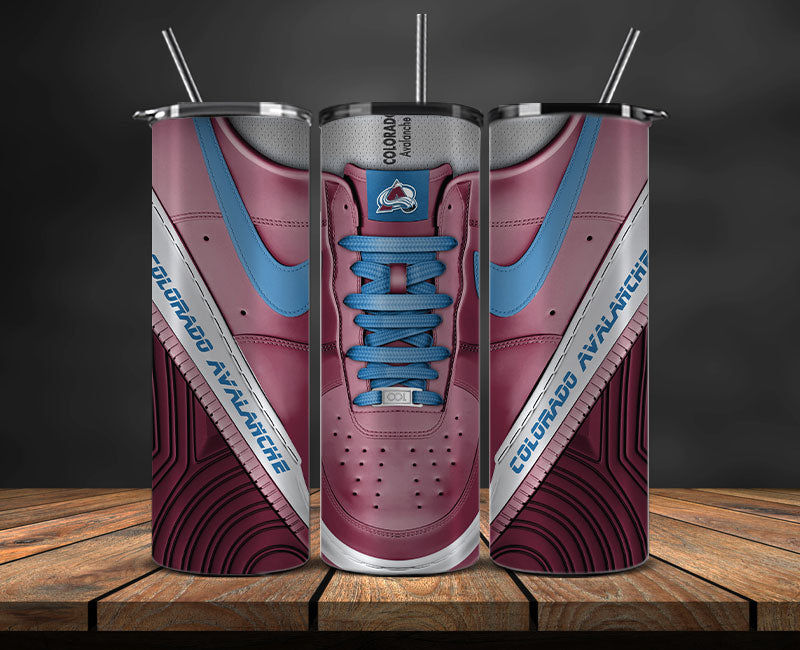 Colorado Avalanche Tumbler Wrap, NHL Sneaker Tumbler Wrap 29