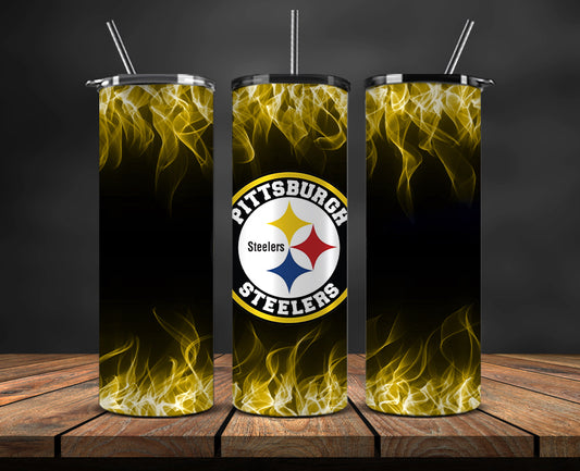 Steelers Tumbler Wrap ,Tumbler 20oz with fire effect  29
