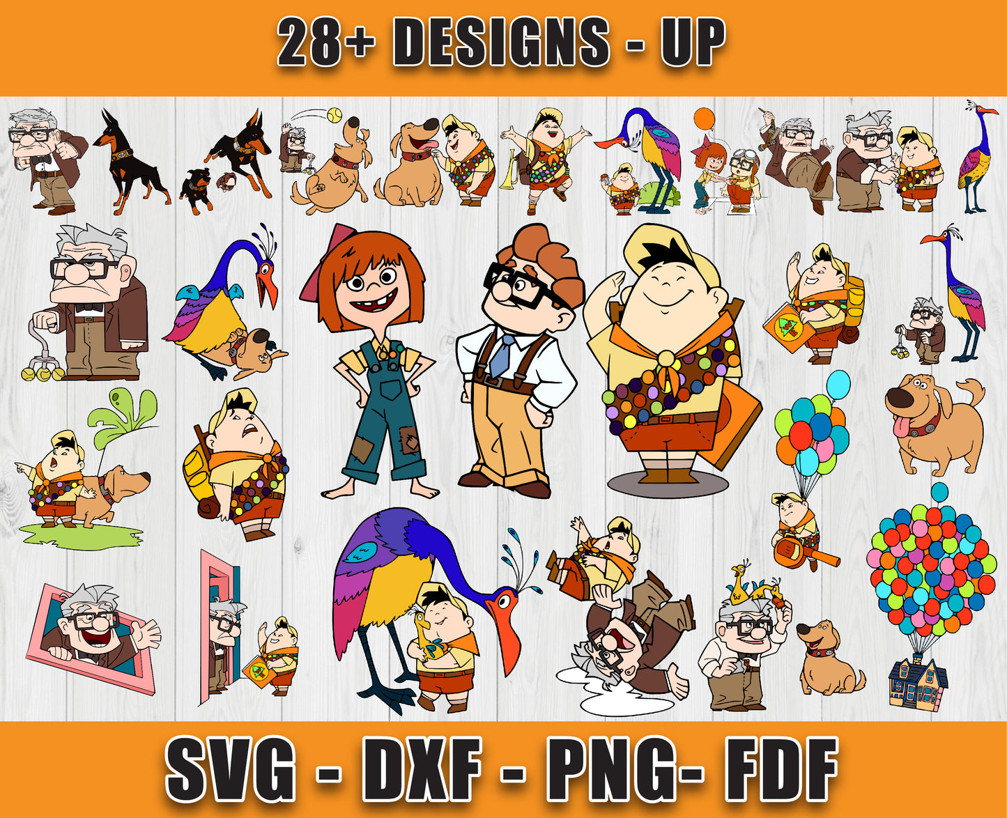 28 Designs Up Movie Svg Bundle, Bundle Cartoon Svg 29