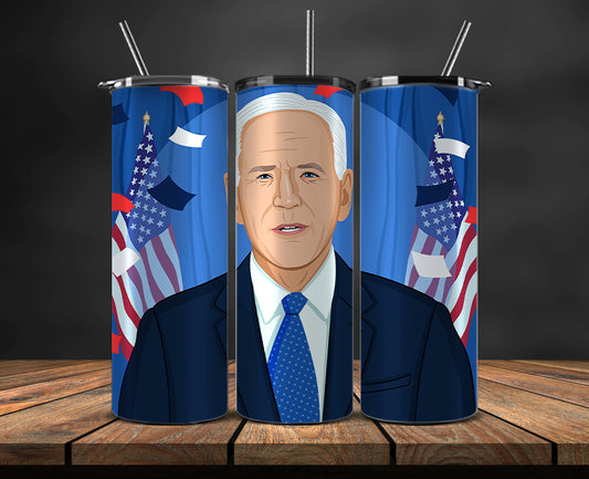 Joe Biden 2024 Tumbler Wrap,Joe Biden 2024 ,Presidential Election 2024 ,Race To The White House 29