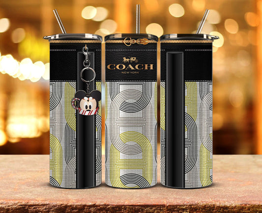 Coach  Tumbler Wrap, Coach Tumbler Png, Coach Logo,Luxury Logo Brand 29