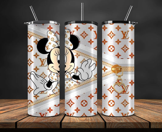 Mickey Logo Fashion Tumbler Designs, Brand Logo Tumbler Wrap New 02