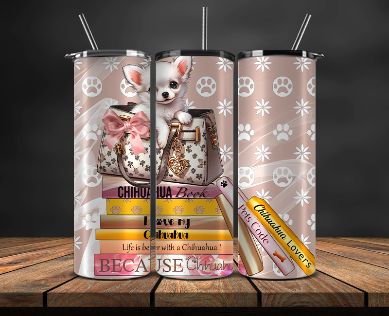 Fashion Style Tumbler Wrap , Luxury Logo Brand 82