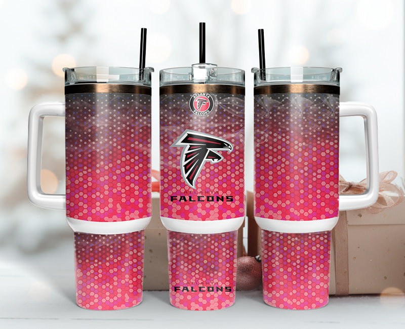 Atlanta Falcons Tumbler 40oz Png, 40oz Tumler Png 02