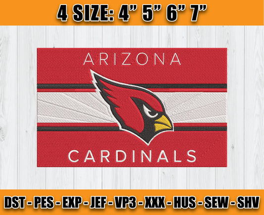 Cardinals Embroidery, NFL Cardinals Embroidery, NFL Machine Embroidery Digital 02