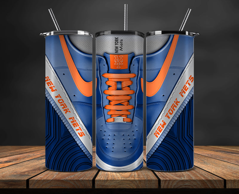 New York Mets Tumbler Wrap, MLB Sneaker Tumbler Wrap 02