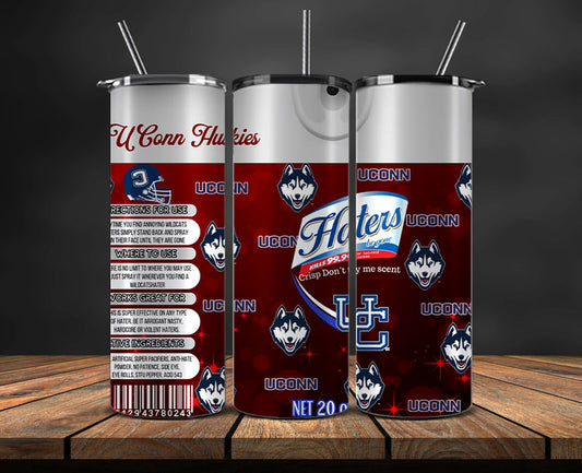 Uconn Huskies Haters BeGone Tumbler Wrap, College Haters BeGone Tumbler Png 30