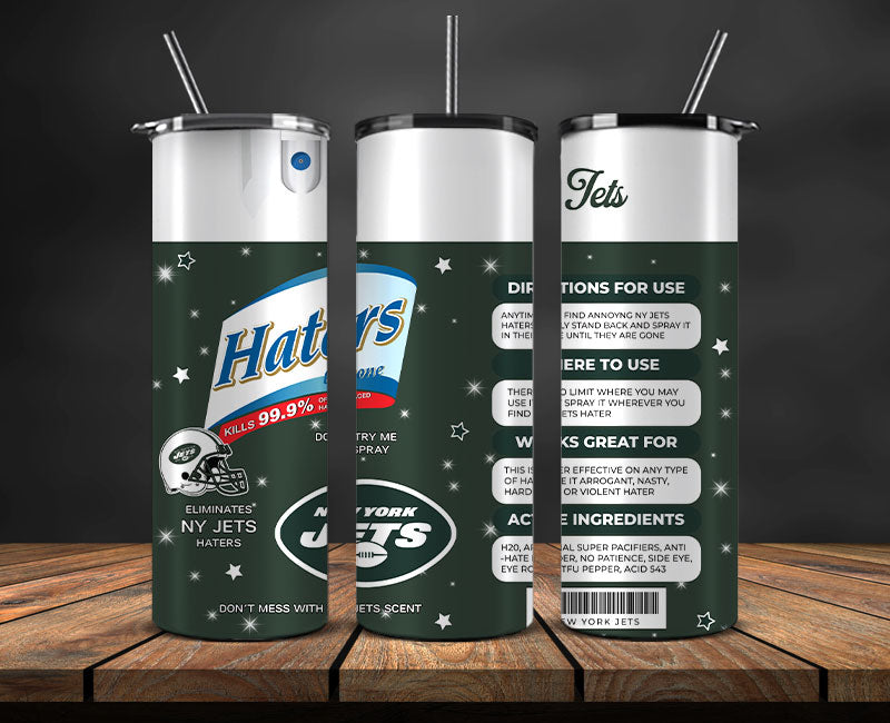New York Jets Haters Be Gone Tumbler Png, Nfl Tumbler Png 30
