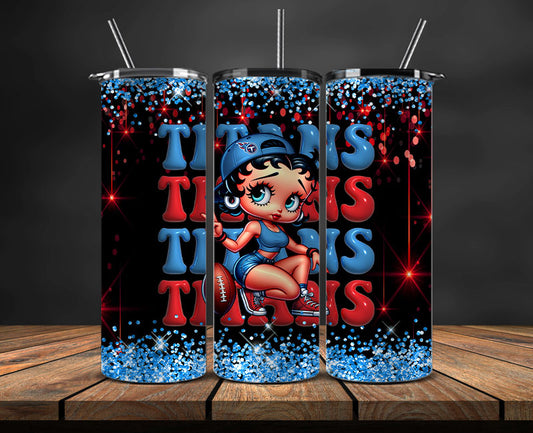 Tennessee Titans Tumbler Wraps, NFL Tumbler Wrap By AI, AI Tumbler Wrap 30