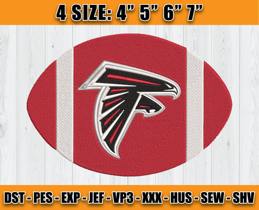 Atlanta Falcons Embroidery, NFL Falcons Embroidery, NFL Machine Embroidery Digital 30