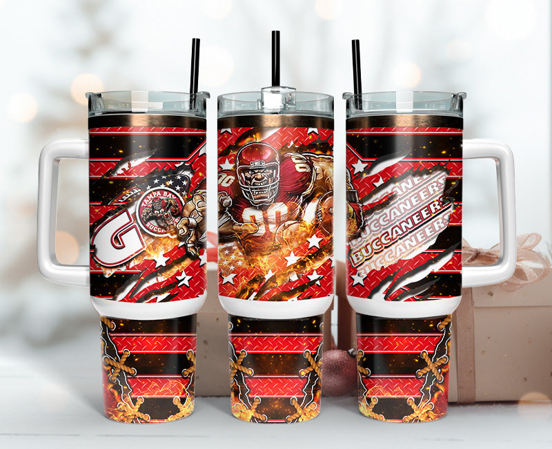 Tampa Bay Buccaneers Tumbler 40oz Png,  40oz Tumbler Skinny  30