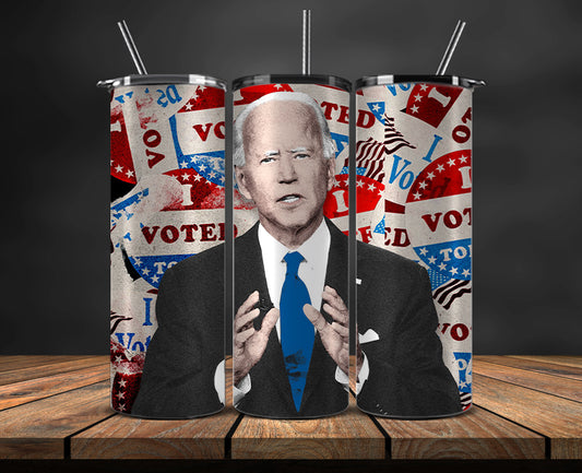Joe Biden 2024 Tumbler Wrap,Joe Biden 2024 ,Presidential Election 2024 ,Race To The White House 30