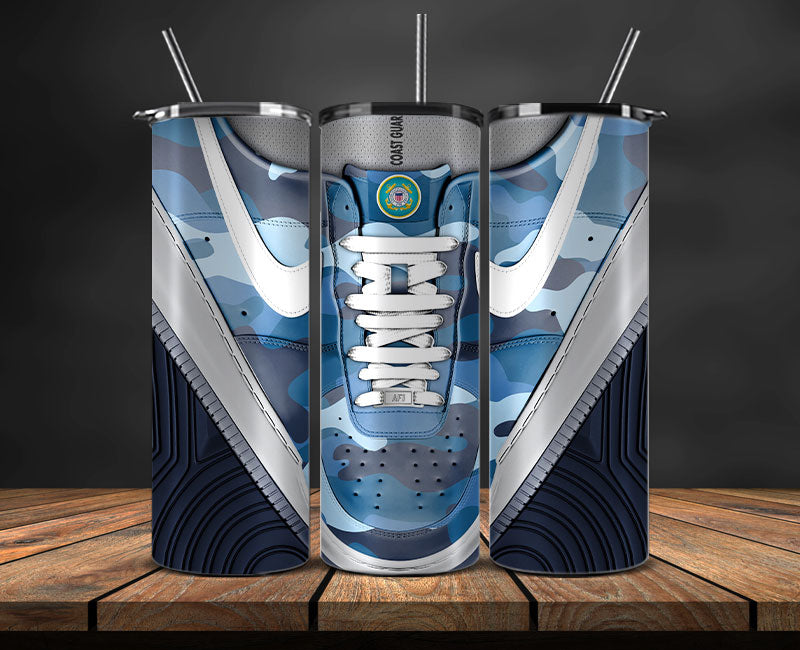 Coast Guard Tumbler Wrap, Military Sneaker Tumbler Wrap 31