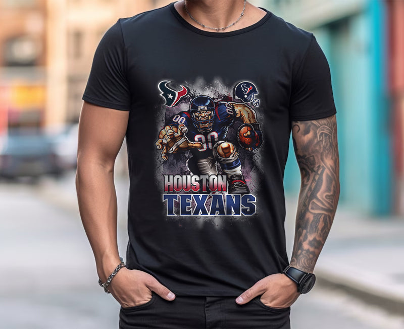 Houston Texans TShirt, Trendy Vintage Retro Style NFL Unisex Football Tshirt, NFL Tshirts Design 31