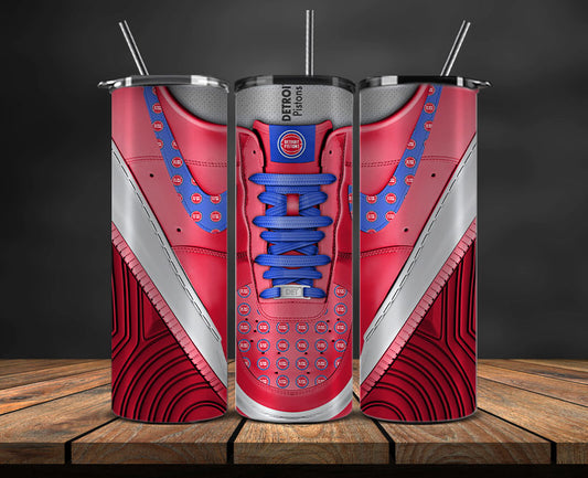 Detroit Pistons Tumbler Wrap, NBA Sneaker Tumbler Wrap 31