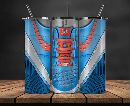 Oklahoma City Thunder Tumbler Wrap, NBA Sneaker Tumbler Wrap 32