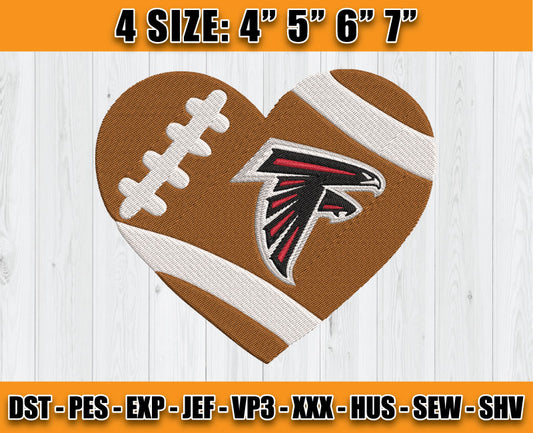 Atlanta Falcons Embroidery, NFL Falcons Embroidery, NFL Machine Embroidery Digital 32