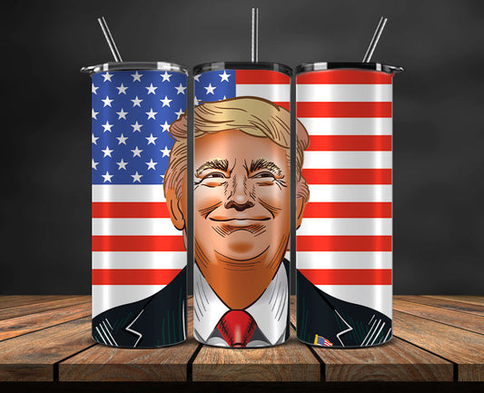 Donald Trump 2024 Tumbler Wrap,Trump 2024 ,Presidential Election 2024 ,Race To The White House 32