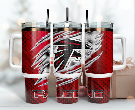 Atlanta Falcons Tumbler 40oz Png, 40oz Tumler Png 32