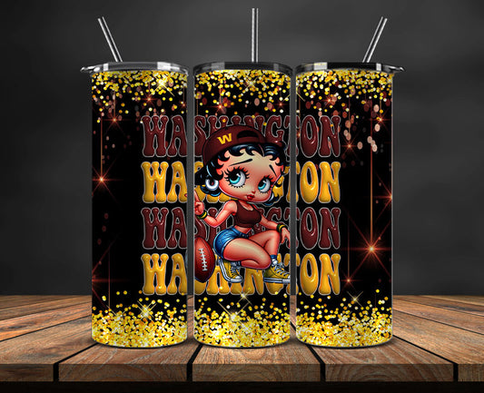 Washington Commanders Tumbler Wraps, NFL Tumbler Wrap By AI, AI Tumbler Wrap 32