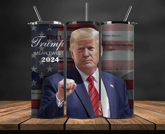 Donald Trump 2024 Tumbler Wrap,Trump 2024 ,Presidential Election 2024 ,Race To The White House 33