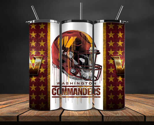 Washington Commanders Tumbler Wrap, NFL Logo Tumbler Png, NFL Design Png-33