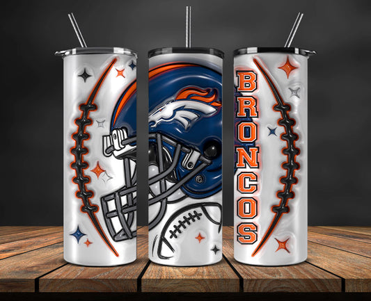 Denver Broncos Inflated Puffy Tumbler Wraps , Nfl Tumbler Png 34