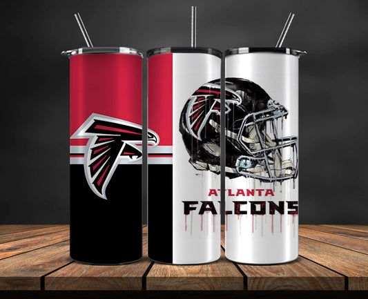 Atlanta Falcons Tumbler Wrap, NFL Logo Tumbler Png, NFL Design Png-34