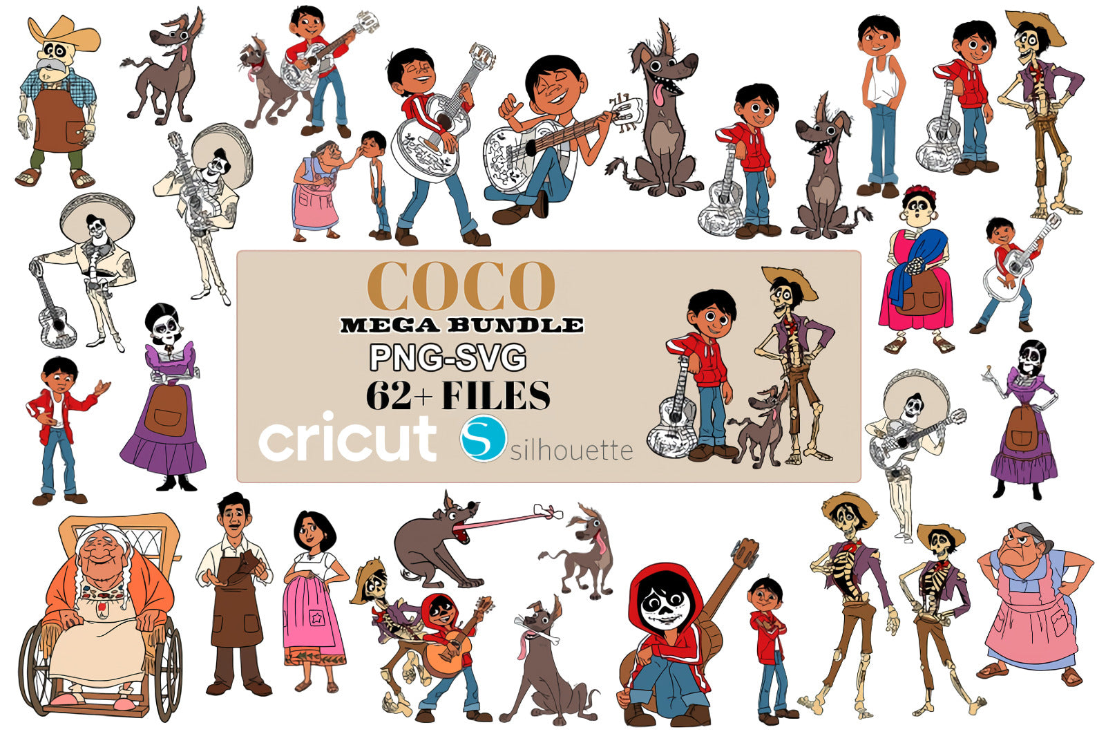 62 Coco Svg Bundle, Bundle Cartoon Svg 35 – Tumblerpng