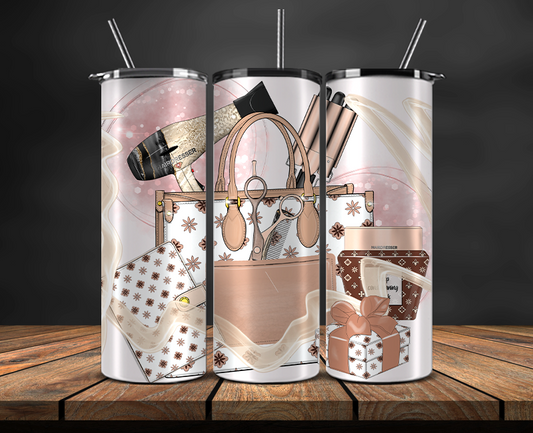 Fashion Style Tumbler Wrap , Luxury Logo Brand 116