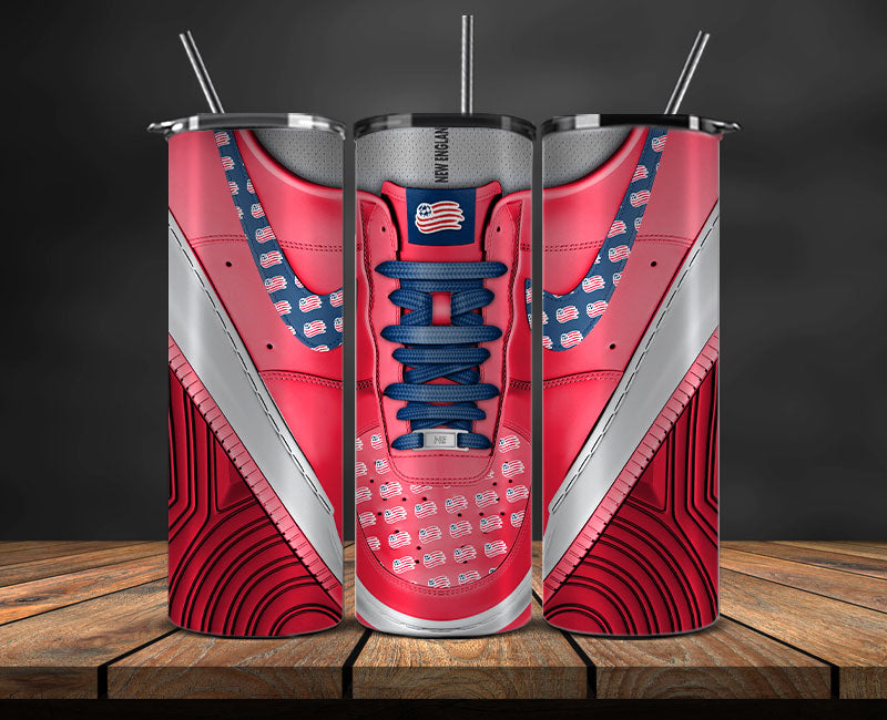 New England Revolution Tumbler Wrap, MLS Sneakers Tumbler Wrap 36