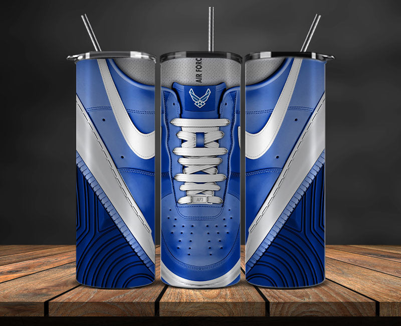 Air Force Tumbler Wrap, Military Sneaker Tumbler Wrap 36