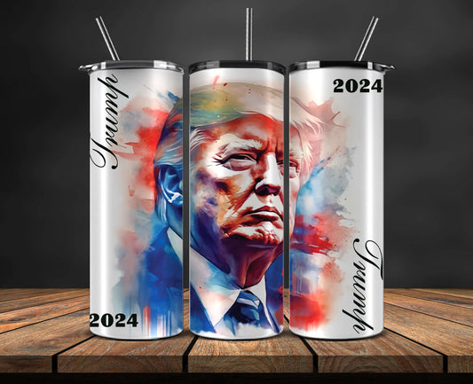 Donald Trump 2024 Tumbler Wrap,Trump 2024 ,Presidential Election 2024 ,Race To The White House 36