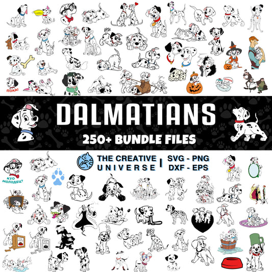 250 Dalmatians Svg Bundle, Bundle Cartoon Svg 36